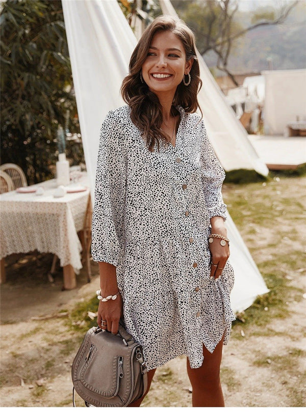 Robe Hippie Chic Blanche