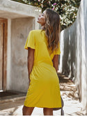 Robe Hippie Chic Jaune