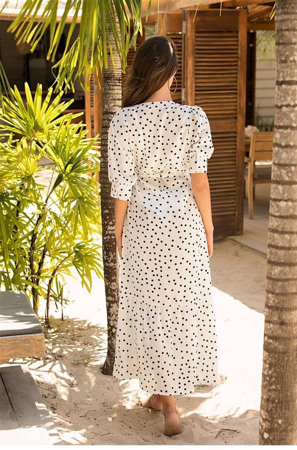 Robe Bohème Vintage Blanche