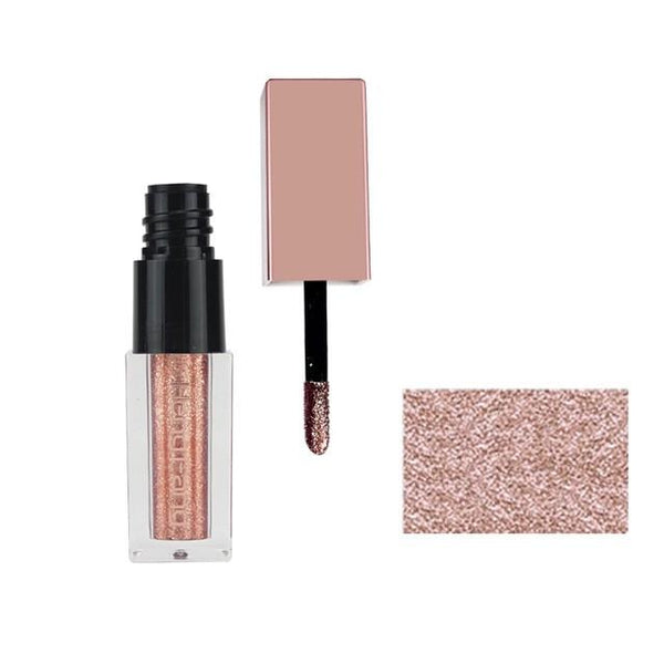 Brillant à paupières - Liquide - Très haute tenue - Effet pailleté 123maquillage Bronze 