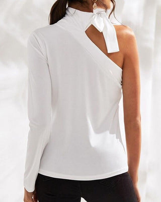 Haut uni une épaule à nouer