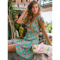 Robe Courte Bohème Colorée