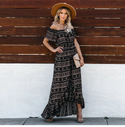 Robe Longue Bohème Noir