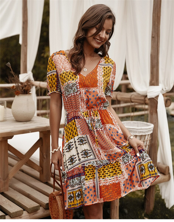 Robe Plage Hippie Chic