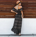 Robe Longue Bohème Noir