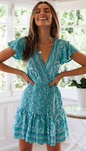 Robe Boho Turquoise