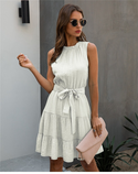 Robe Blanche Courte Hippie Chic