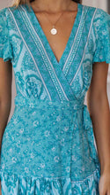 Robe Boho Turquoise