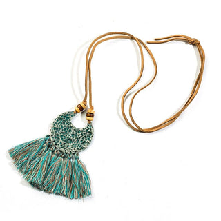Boucle d'oreille Bohème Pompon