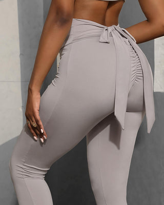 Pantalon de yoga taille haute design Bownot Leggings de butin de levage de fesses