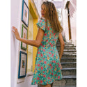Robe Courte Bohème Colorée