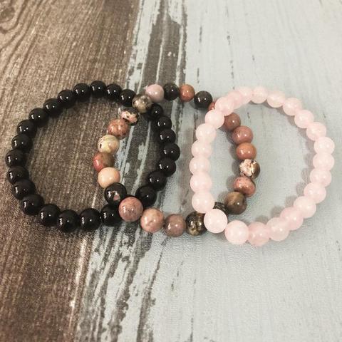 Trio de bracelets santé & équilibre (Lot de 3)