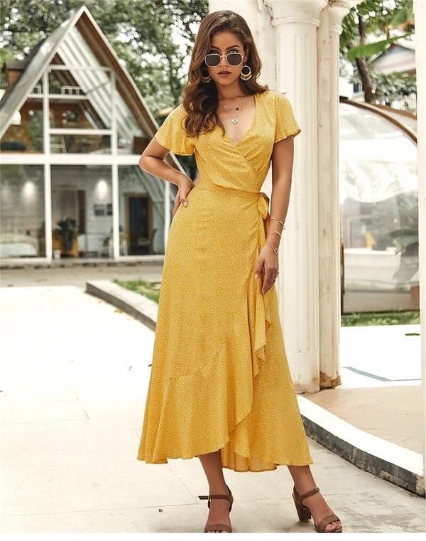 Robe Asymétriques Bohème