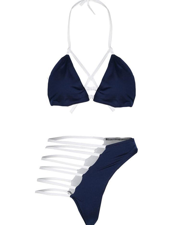 Ensemble de bikini sexy à dos nu