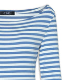 Robe décontractée rayée à une épaule