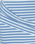 Robe décontractée rayée à une épaule