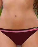 Ensemble de bikini à bretelles spaghetti à clous color-block
