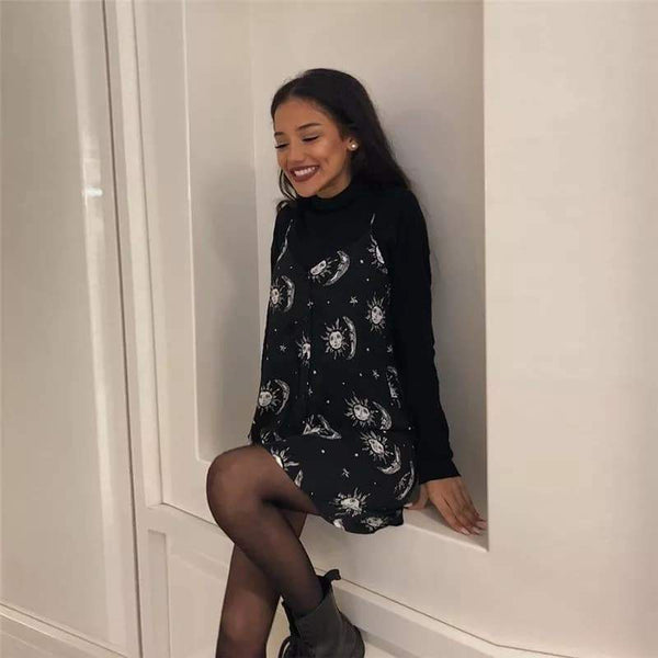 Petite Robe Noire Lune et Soleil