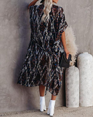 Couverture à manches courtes colorblock