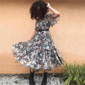 Robe Bohème Longue Fleurie