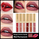 Rouge à Lèvres Liquide Mat Permanent (lot de 6)