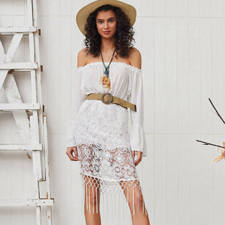 Robe Longue Hippie Chic Dentelle | Femme Classe