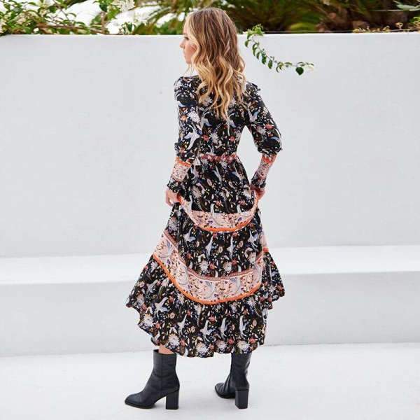 Robe Bohème Coton Indien