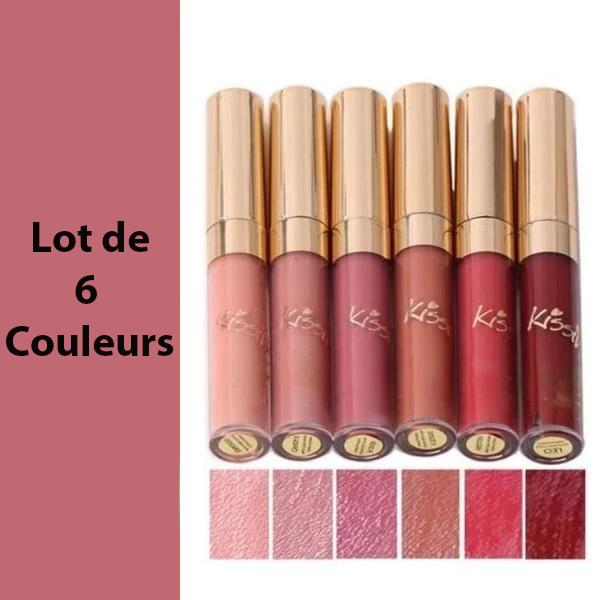 Rouge à Lèvres Liquide Mat Permanent (lot de 6)