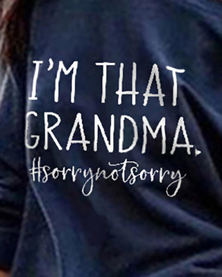 Haut à manches longues et asymétrique à imprimé lettre