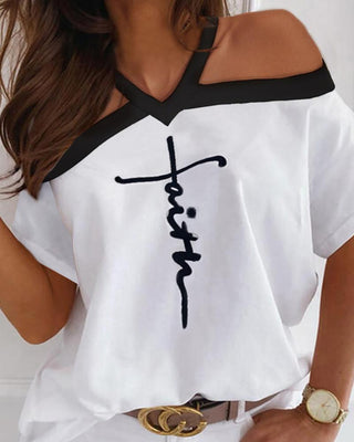 T-shirt à épaules nues