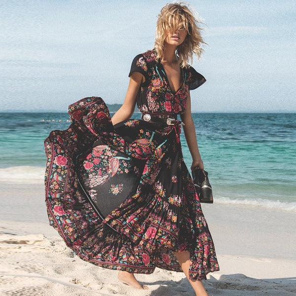 Robe Boho florale