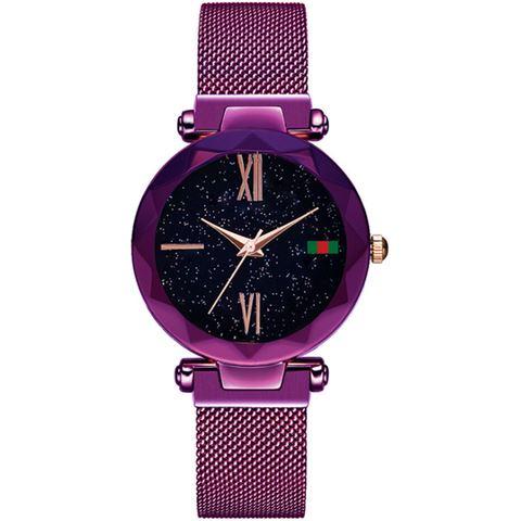 4 Couleurs Montre Étanche Ciel Étoilé pour Femmes