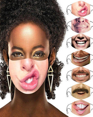 Masque facial respirant Funny Face Expression