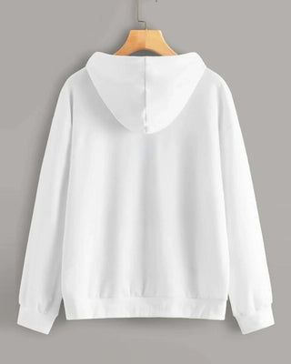 Haut à capuche brodé de papillons