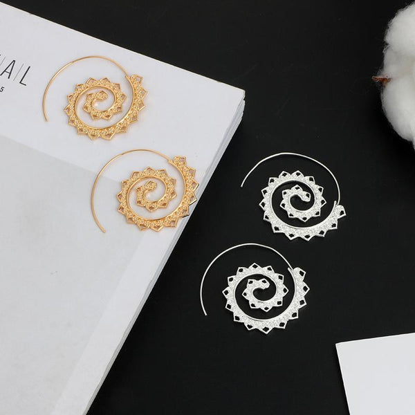 Boucles d'Oreilles Indiennes Tribales