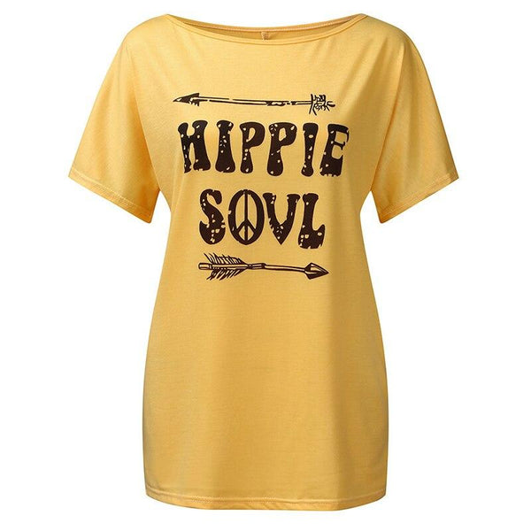 T-shirt HIPPIE décontracté