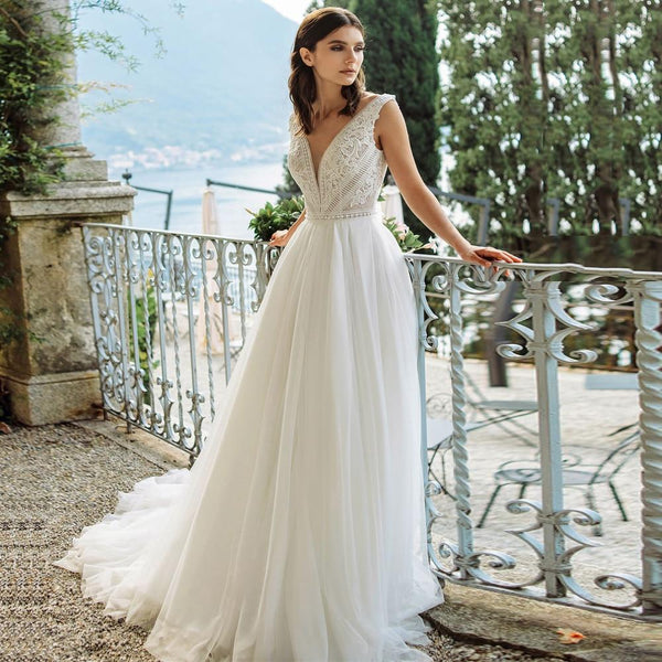 Robe De Mariée Rétro Bohème