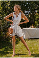 Robe Blanche Chic Bohème