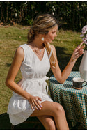 Robe Blanche Chic Bohème