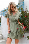 Robe Verte Bohème Chic