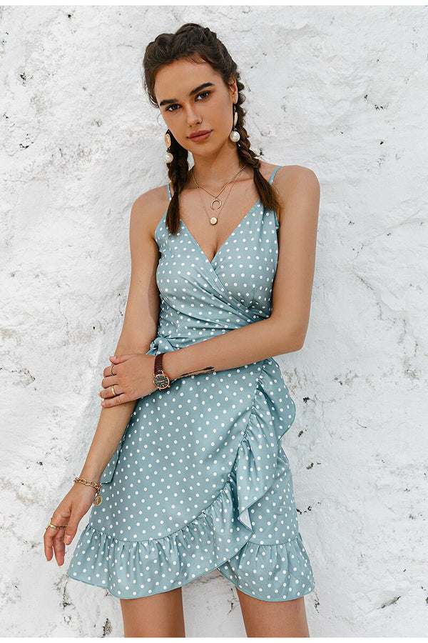 Robe Bohème Bleu Ciel
