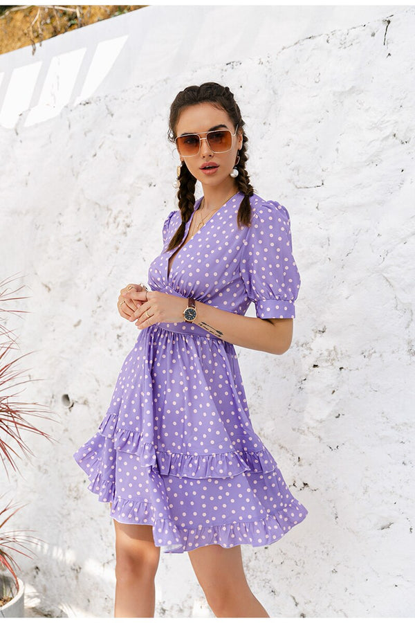 Robe Bohème Chic Violette