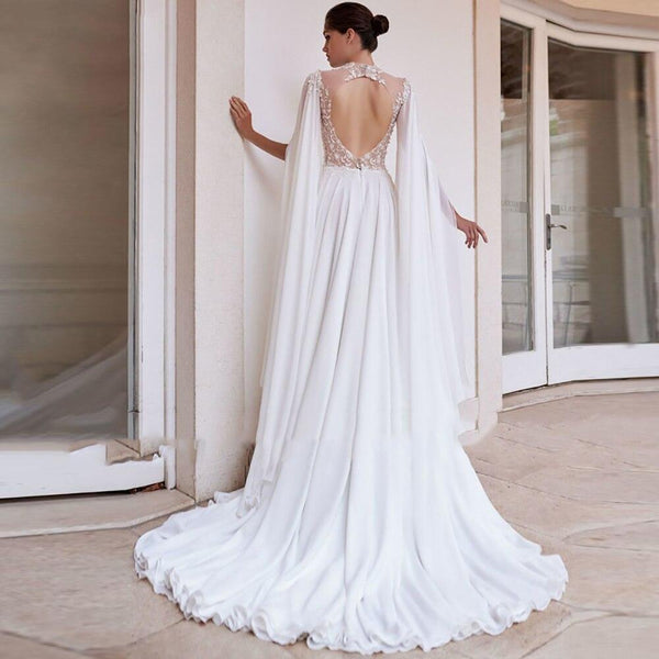 Robe De Mariée Bohème Avec Dentelle