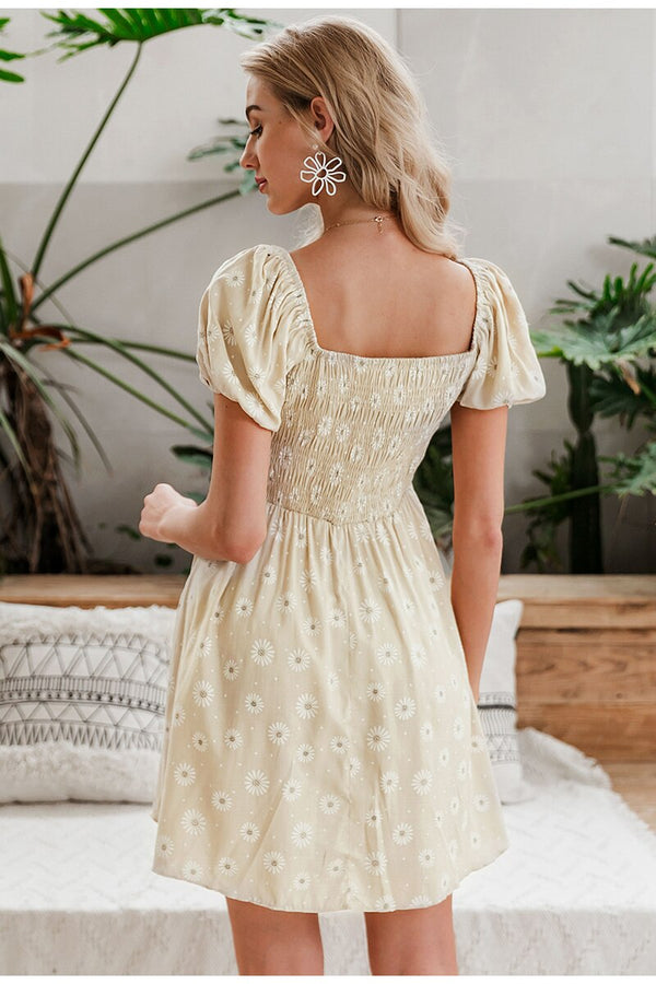Robe Beige Bohème