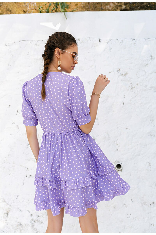 Robe Bohème Chic Violette