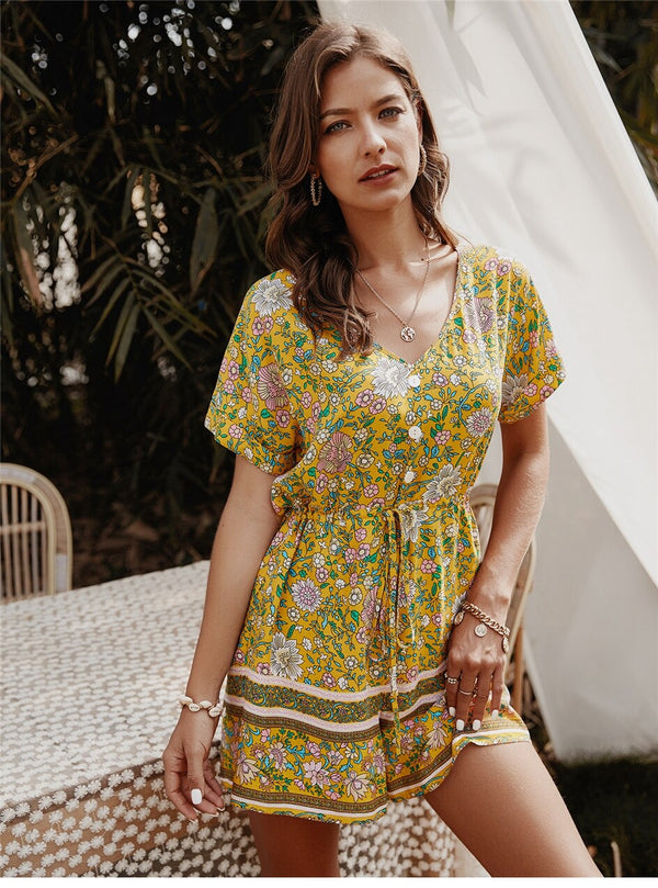 Robe Imprime Bohème