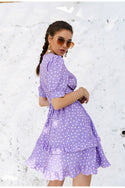 Robe Bohème Chic Violette