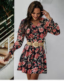 Robe Bohème Fleurie Été
