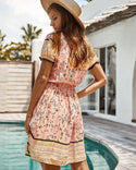 Robe Bohème Été Fleurie