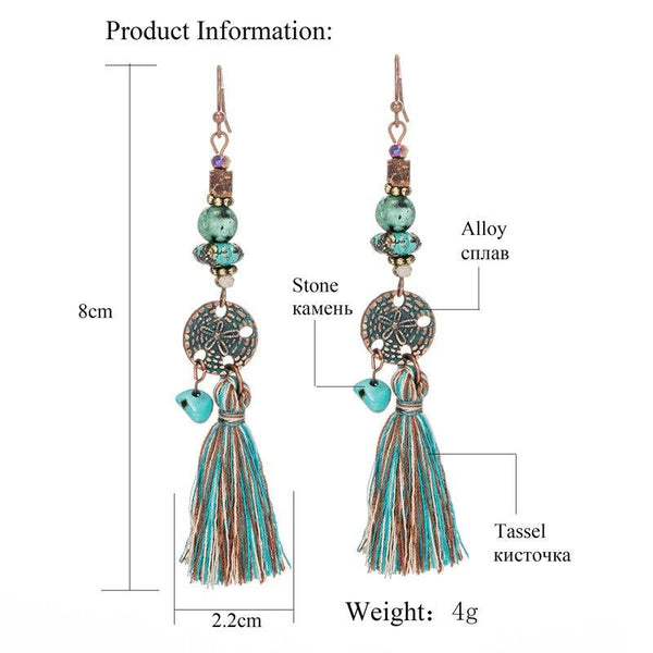 Boucles D'Oreilles style Bohème chic